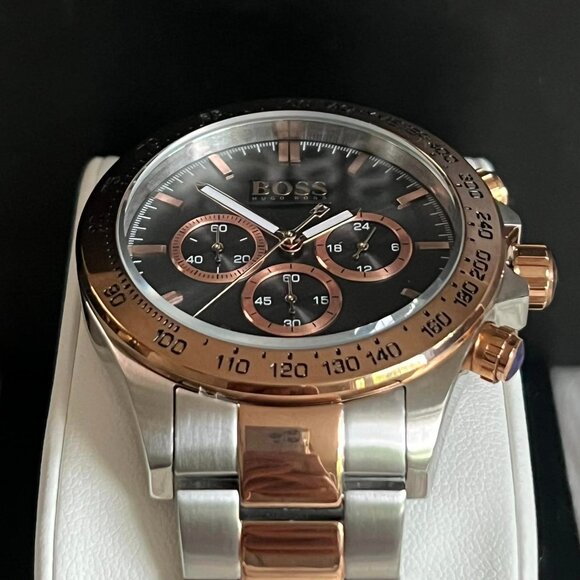 COPY - Hugo Boss Men’s Ikon Two-Tone Chronograph Watch - Picture 9 of 13
